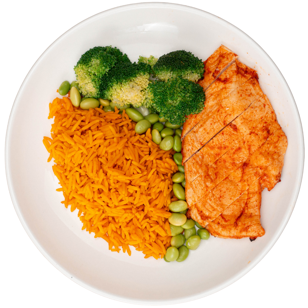 Shawarma Chicken with Yellow Rice