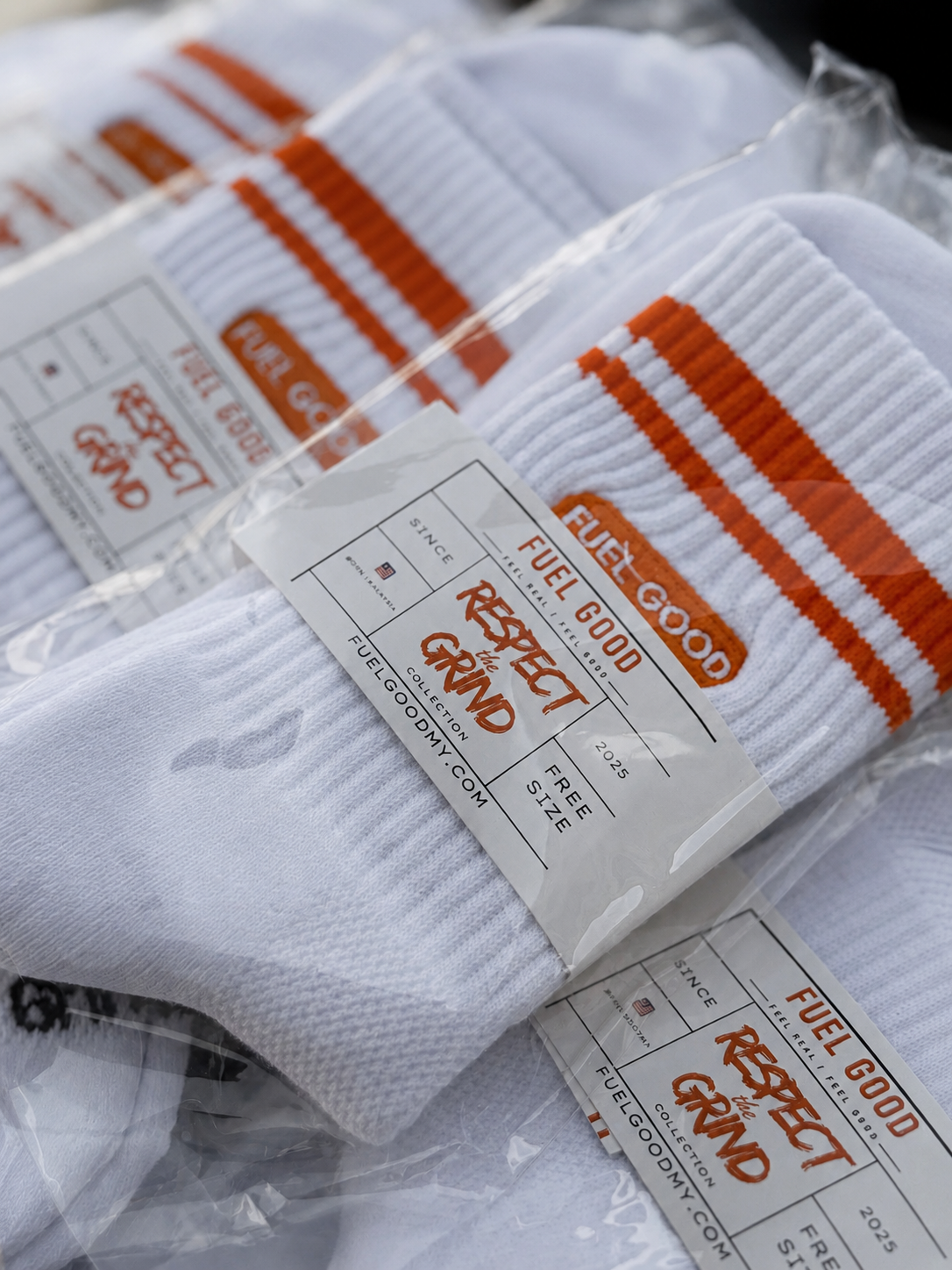 Respect The Grind Crew Socks